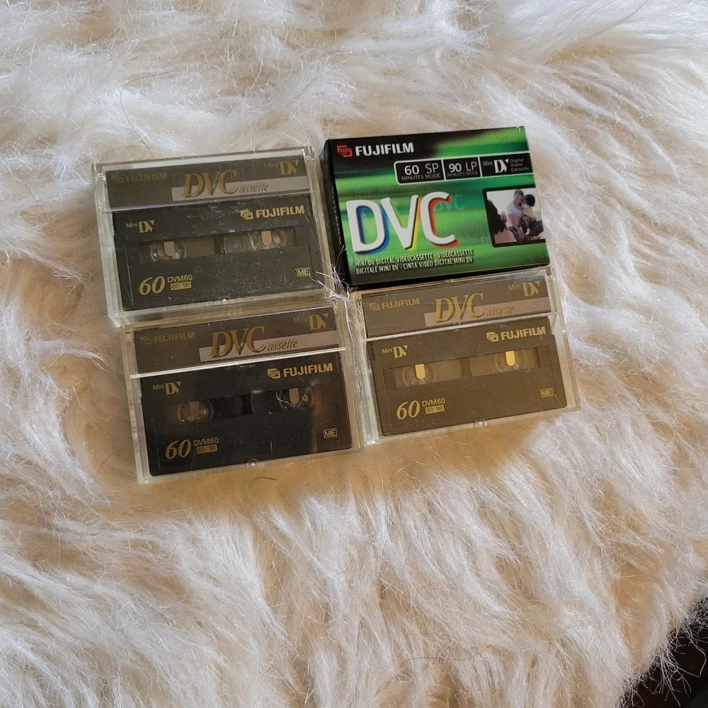 Lot Of 8 JVC Fujifilm Mini DV Digital‎ Video Cassette DVC 60min Premium Tapes